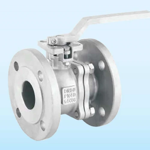 2-PC Ball Valve Flange End DIN Direct Mounting Pad